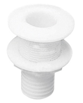 Passa cascos rosca  "1/2" branco TRUDESIGN 