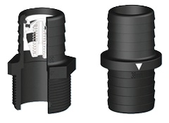 Racord anti-retorno c/ rosca  TRUDESIGN